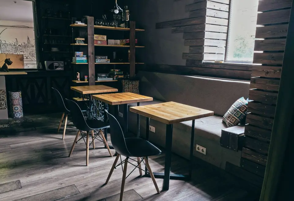 Интерьер DIYcafe - стильный лофт в Москве