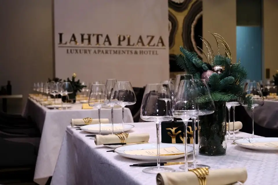 Банкетный зал Lahta Plaza - оформление