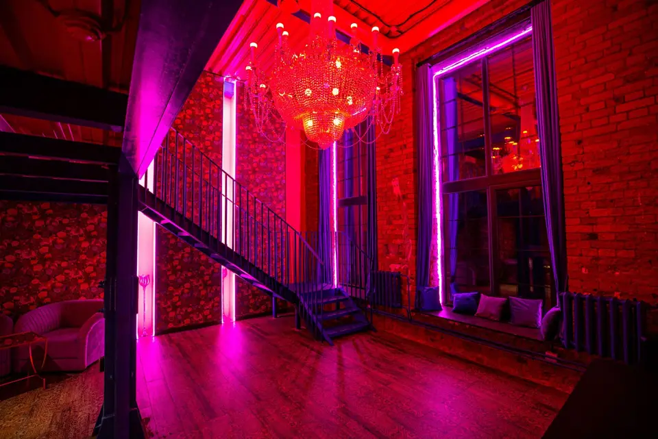 Зона для мероприятий в Candy Loft