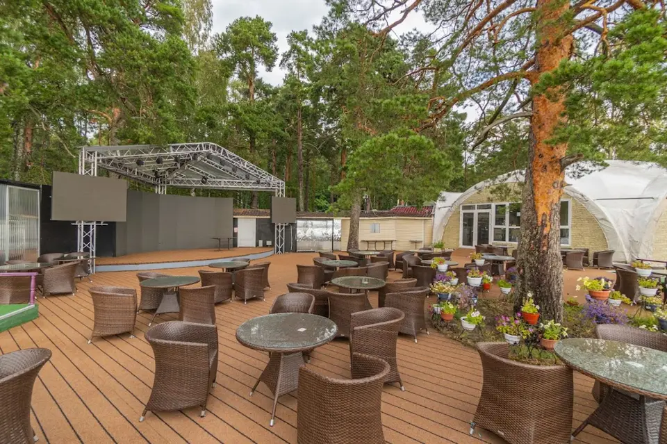 Стол для мероприятий в банкетном зале Panorama Beach