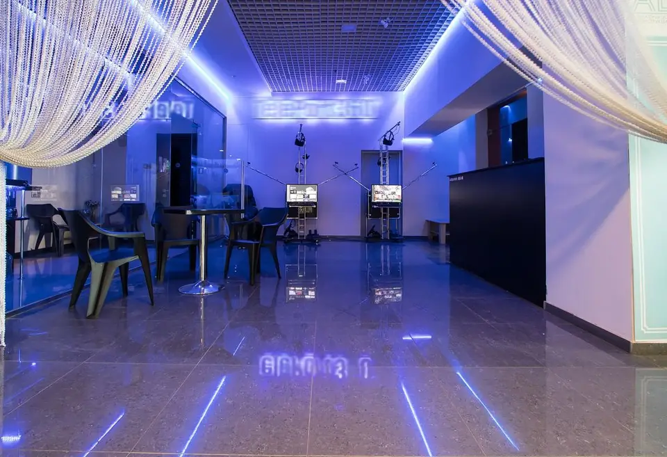 Интерьер лофт-студии TelePort 360
