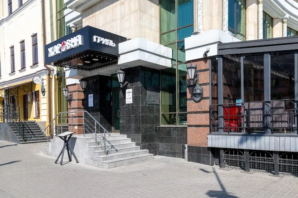 Уютный уголок в банкетном зале "Жаровня"