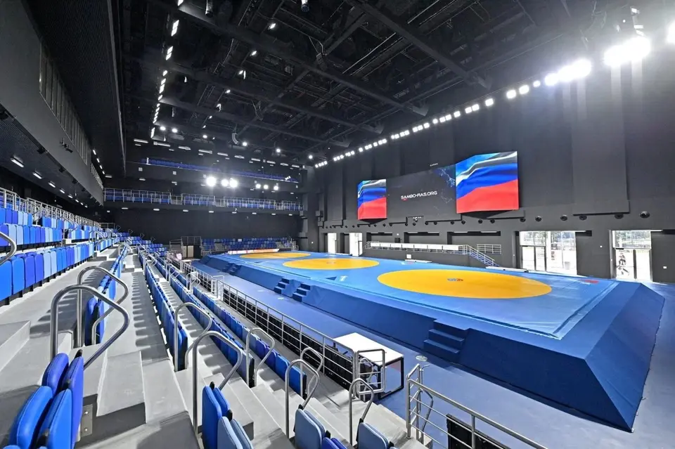 Внутреннее пространство Спортивного Дворца Самбо
