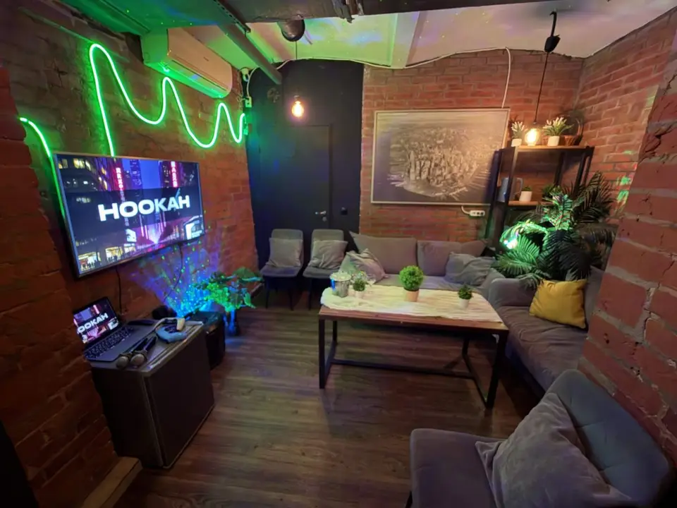 Интерьер лофта HOOKAH на Арбате