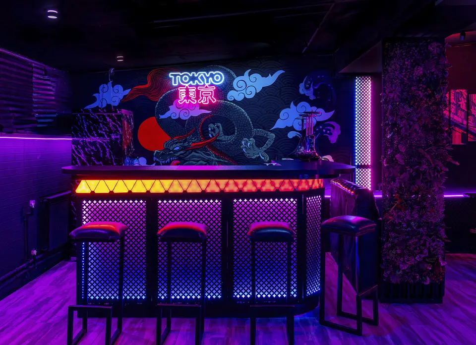 Фото площадки Японский киберпанк в лофте Tokyo Night Club с караоке и PS 5: 4
