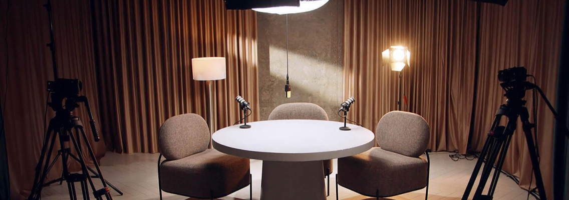 Лофт для интервью: съёмка с нейтральным фоном и хорошей акустикой