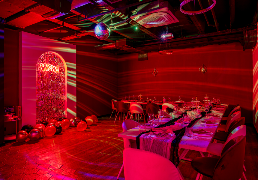 Фото площадки Холидей - бордовый лофт 50 м², ш. Дмитровское: главное