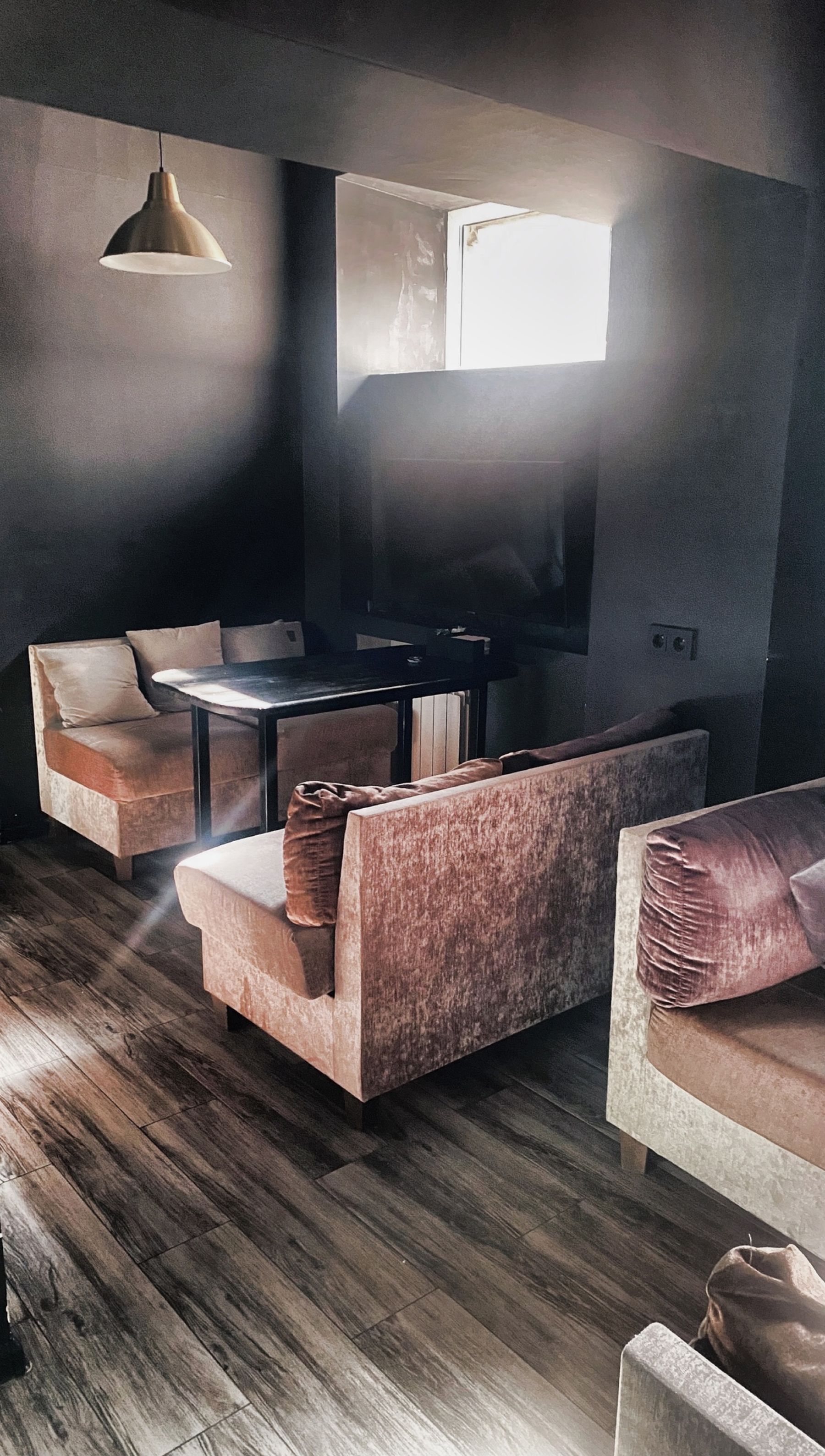 Доска для рисования в баре Mist Lounge