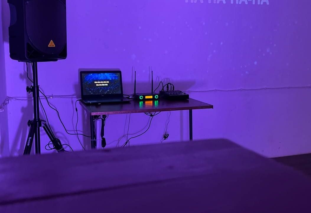 Звуковое оборудование в лофте GRAPE