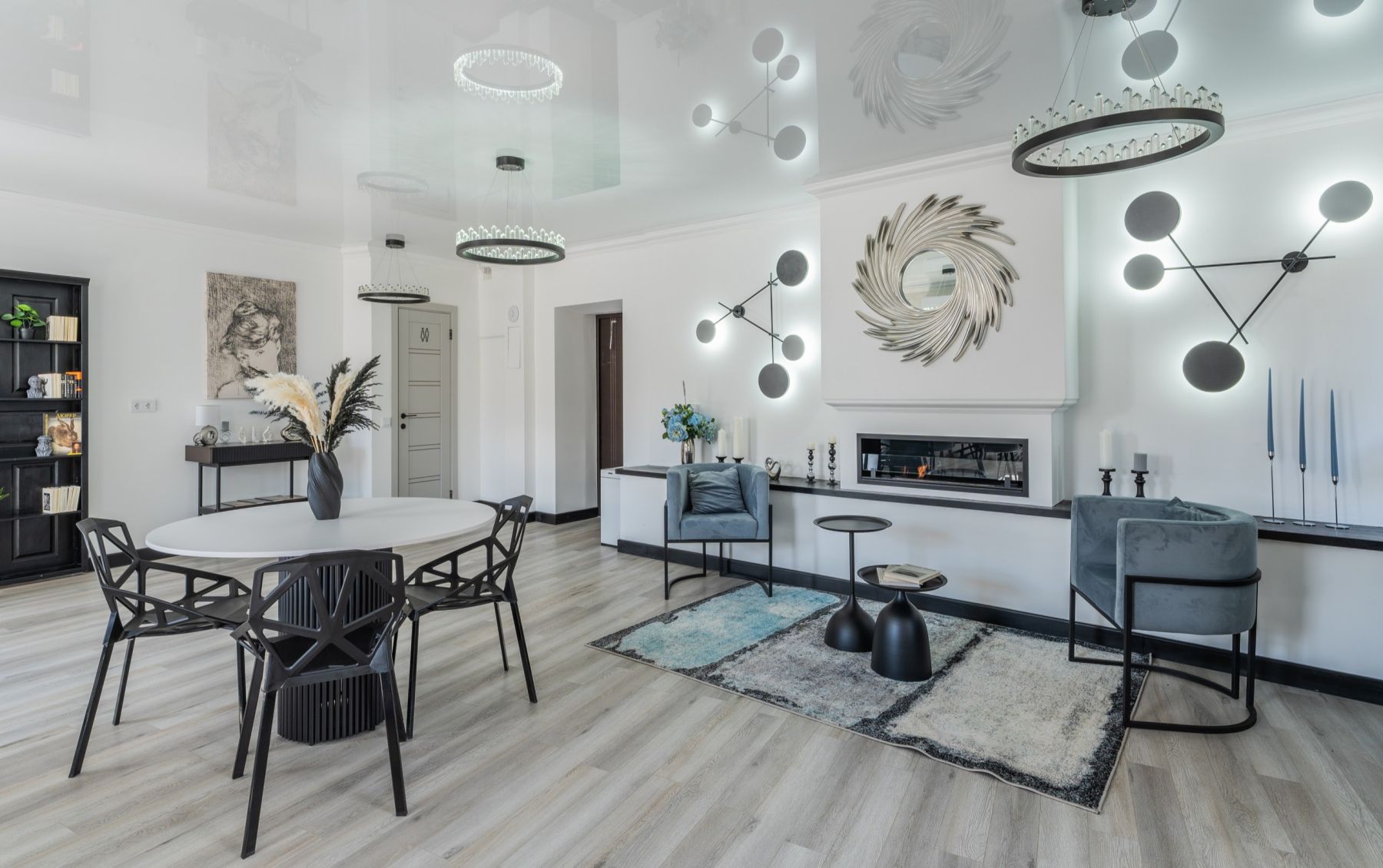 Лофт Пикассо - интерьер с дизайнерской мебелью