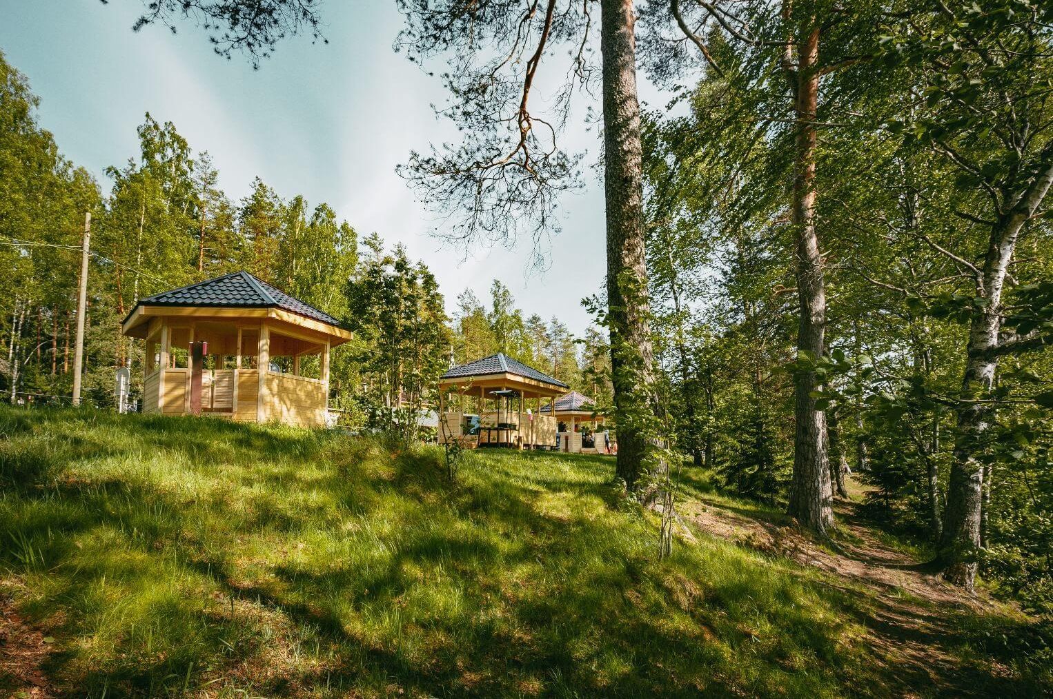 Детская зона в беседке