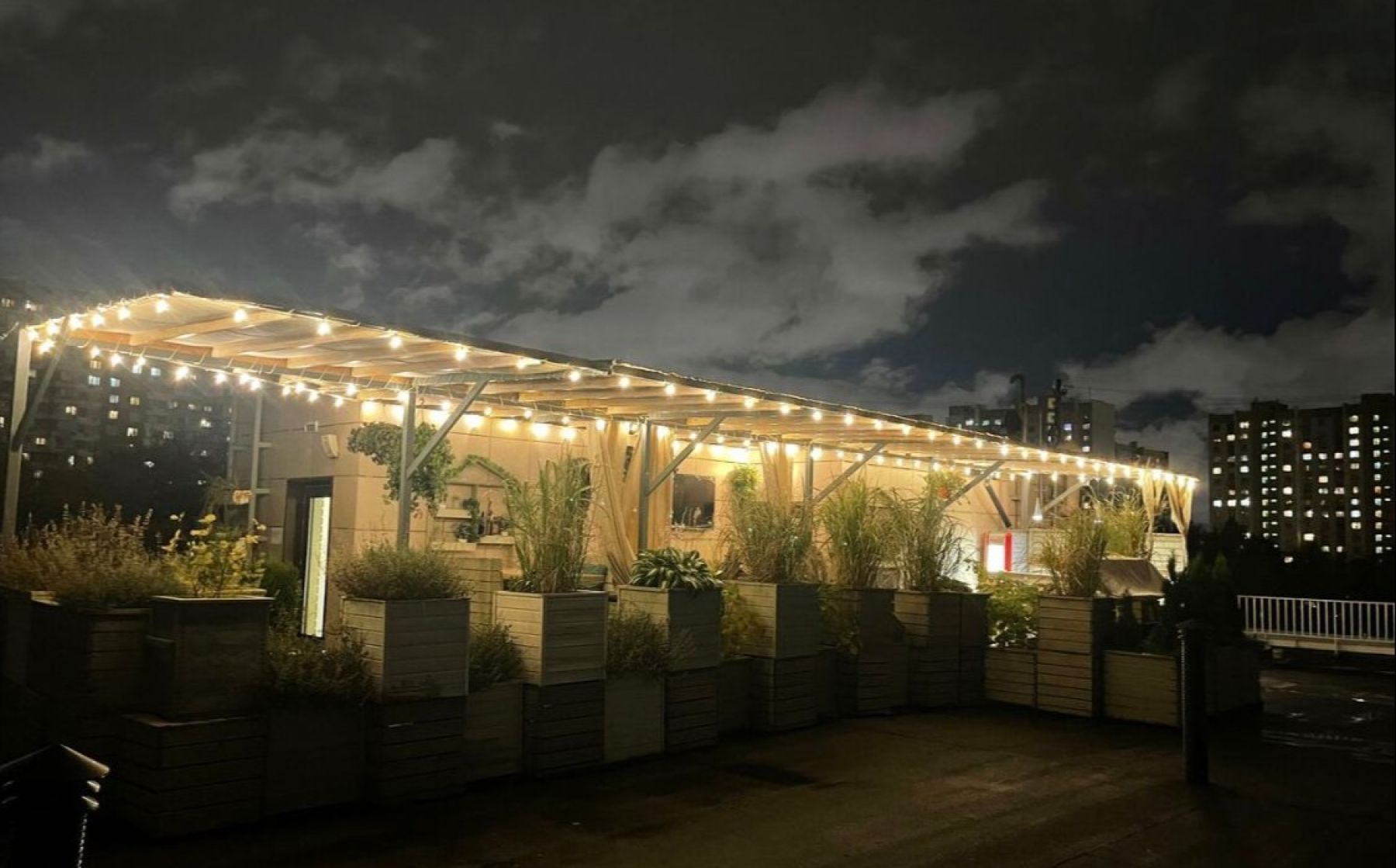 Панорамный вид из кафе Пицца на крыше