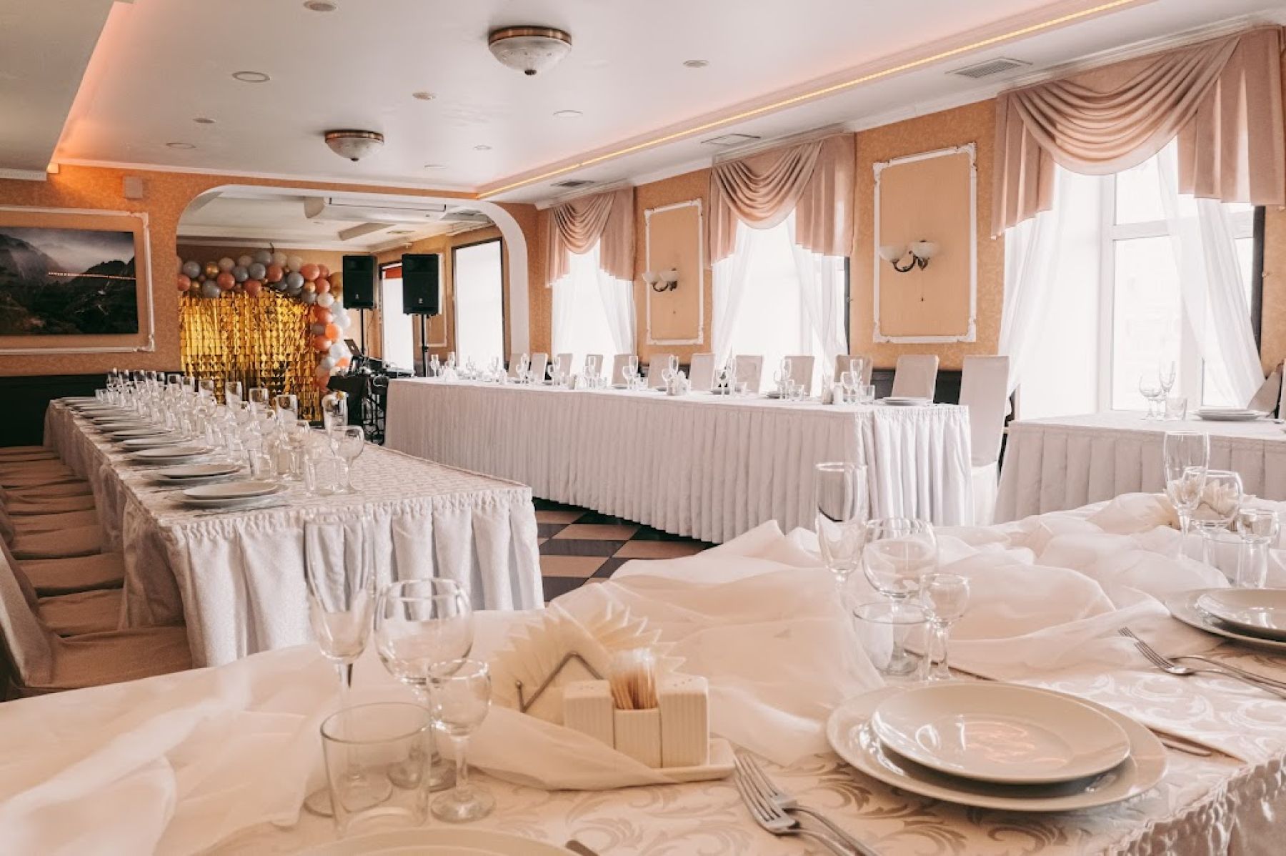 Услуги для мероприятий в банкетном зале