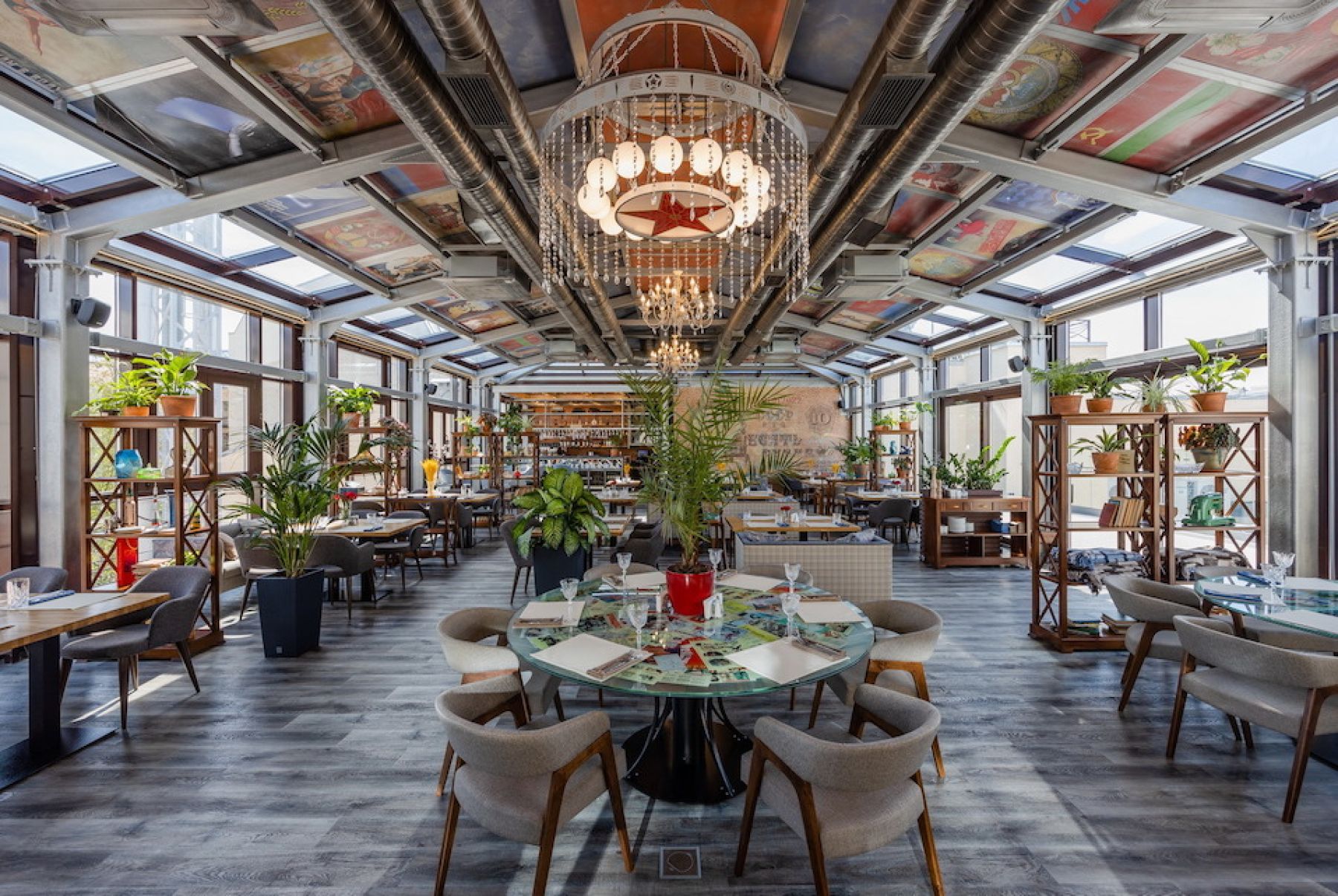 Панорамный вид из ресторана Союз