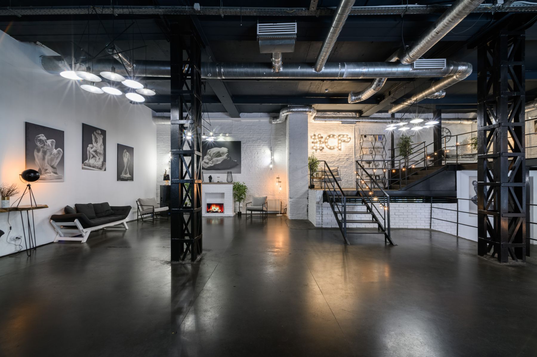 Лофт Роден - стильный индустриальный интерьер