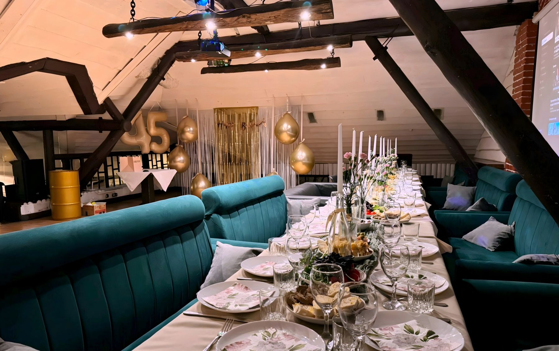 Лофт с мангалом и караоке на Курьяново