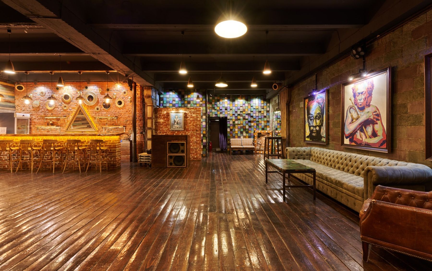 Лофт на Варшавском шоссе - интерьер