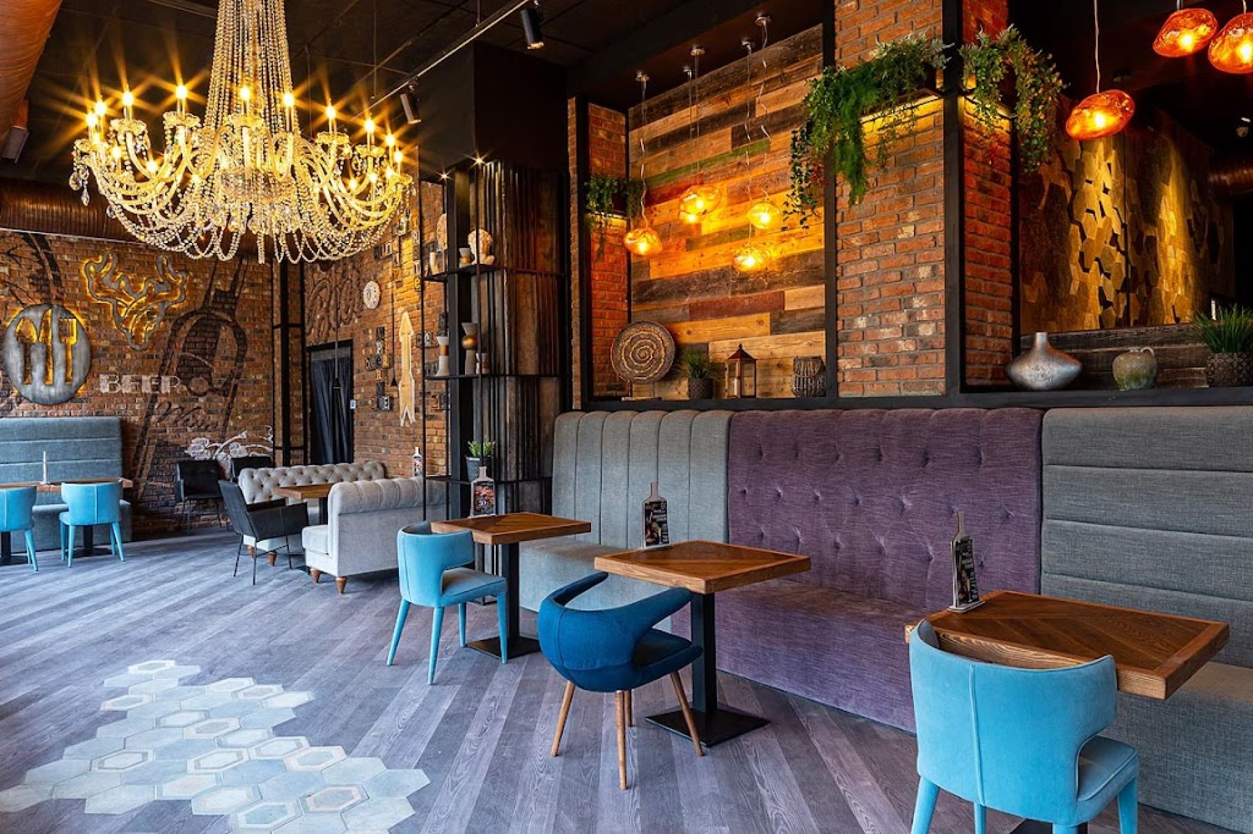 Интерьер ресторана Jager Meet to eat