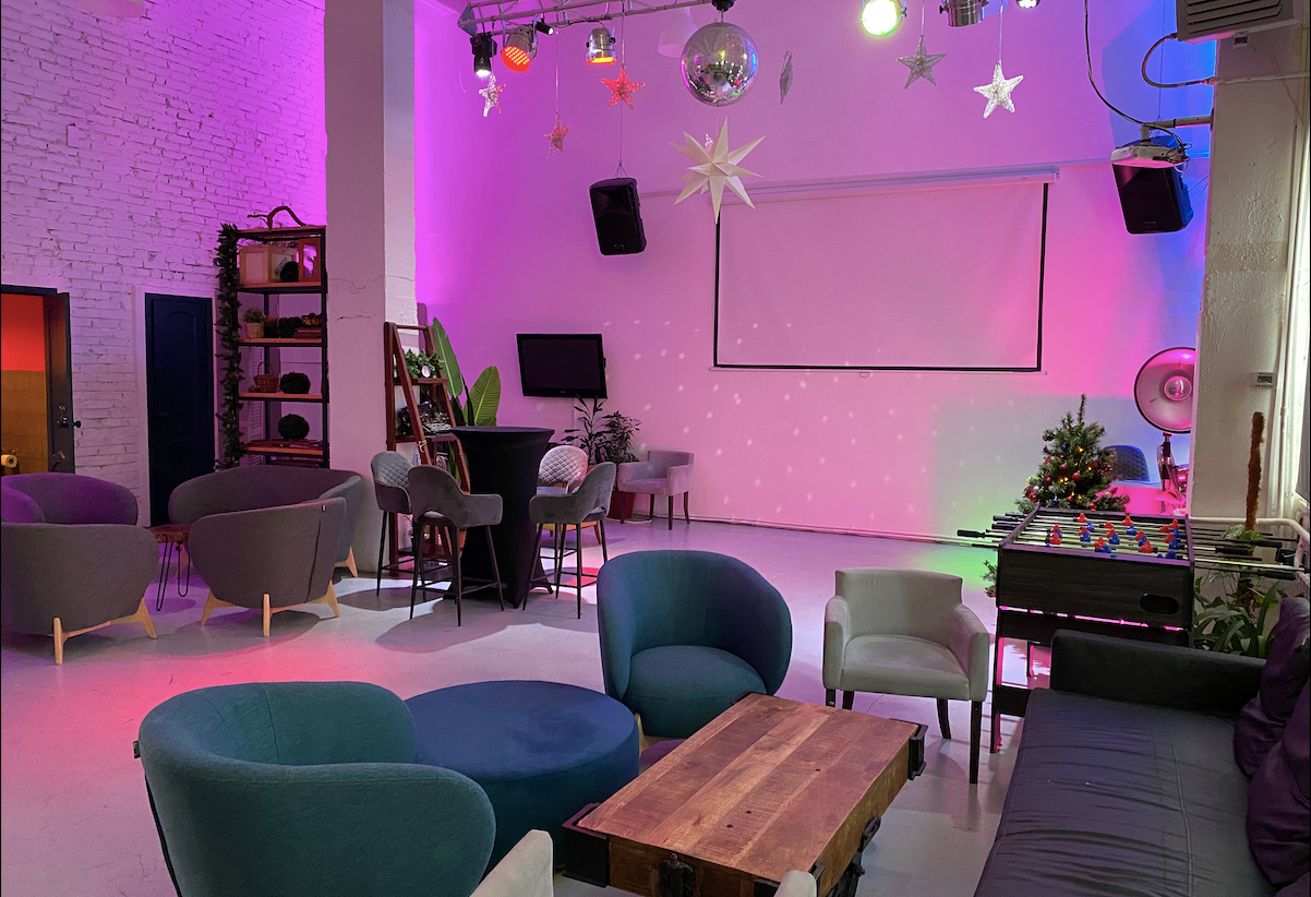 Лофт с панорамным видом на город