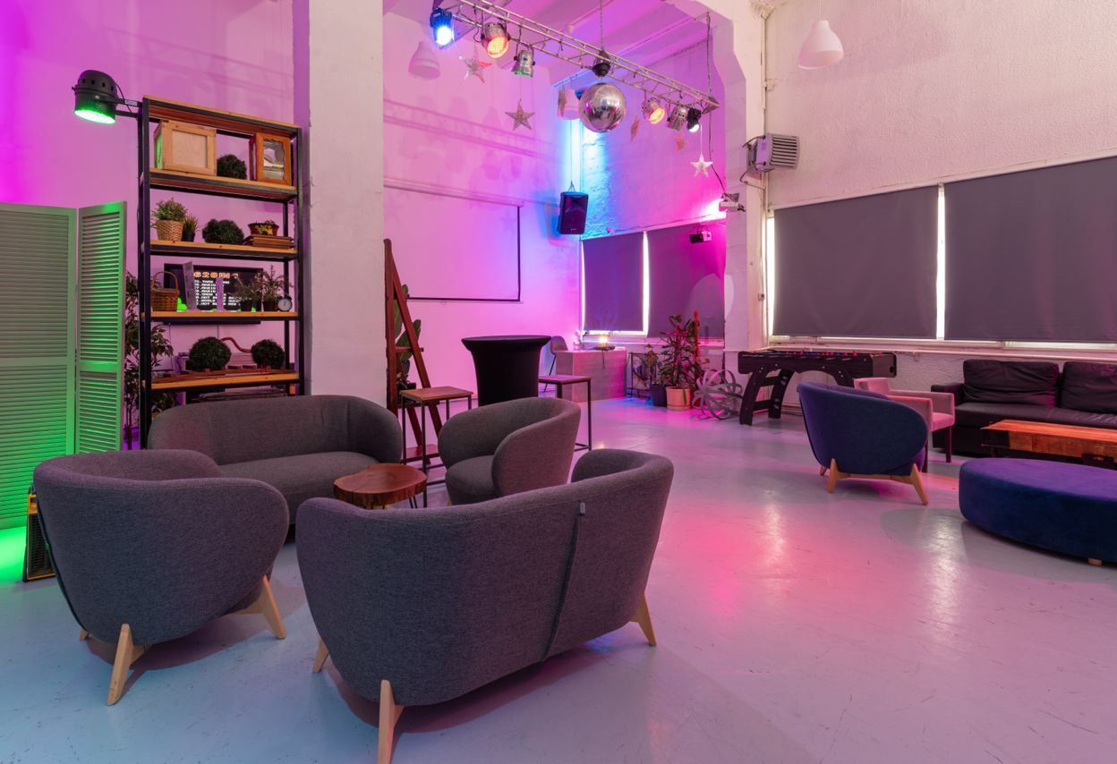 Барная стойка в лофте на Семеновской