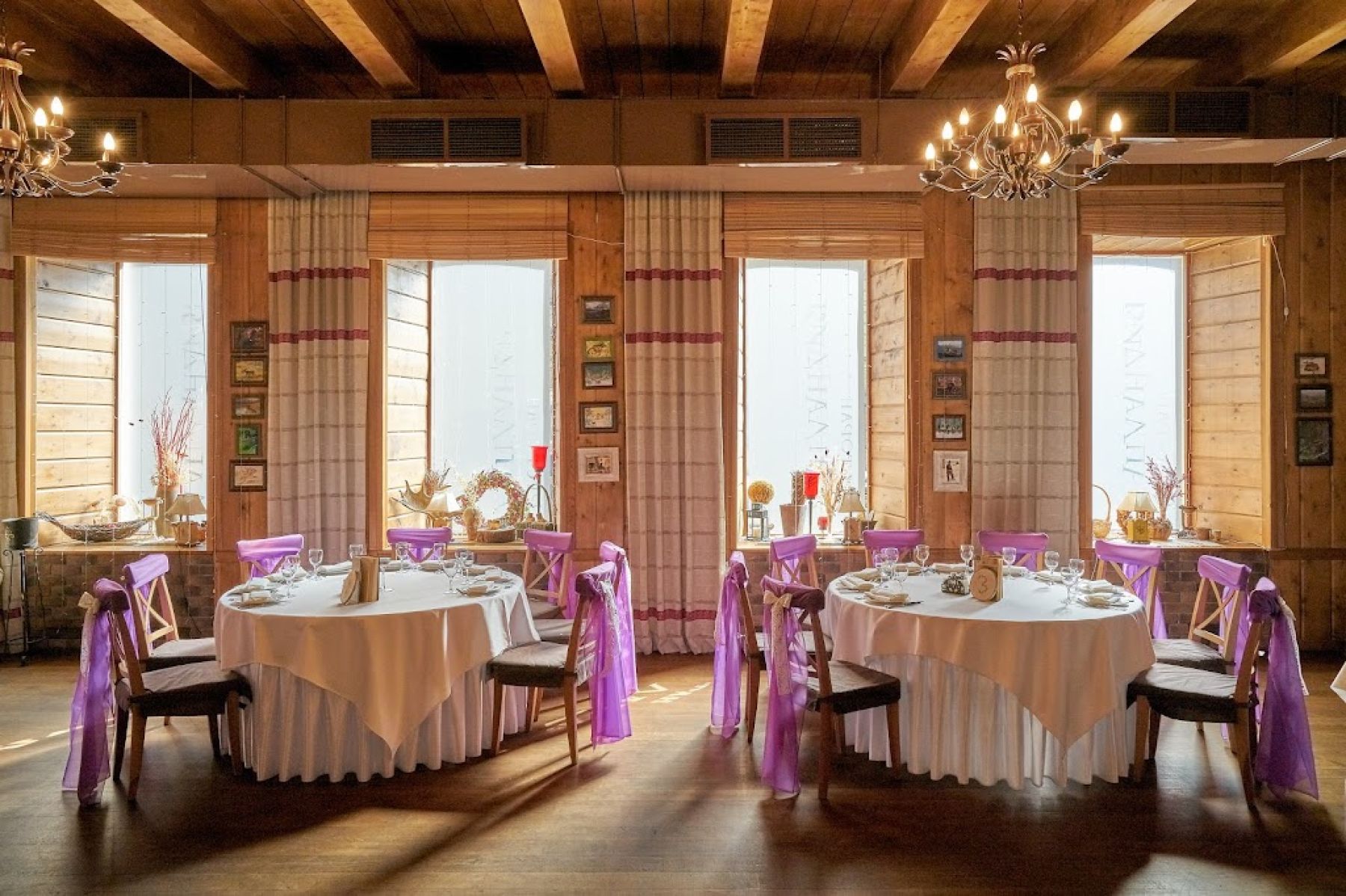 Лапландия - банкетный зал с освещением 5