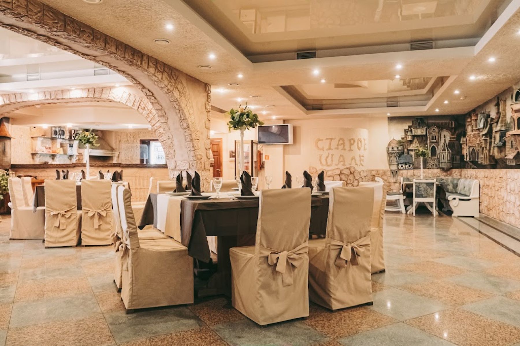 Кафе Старое Шале - интерьер