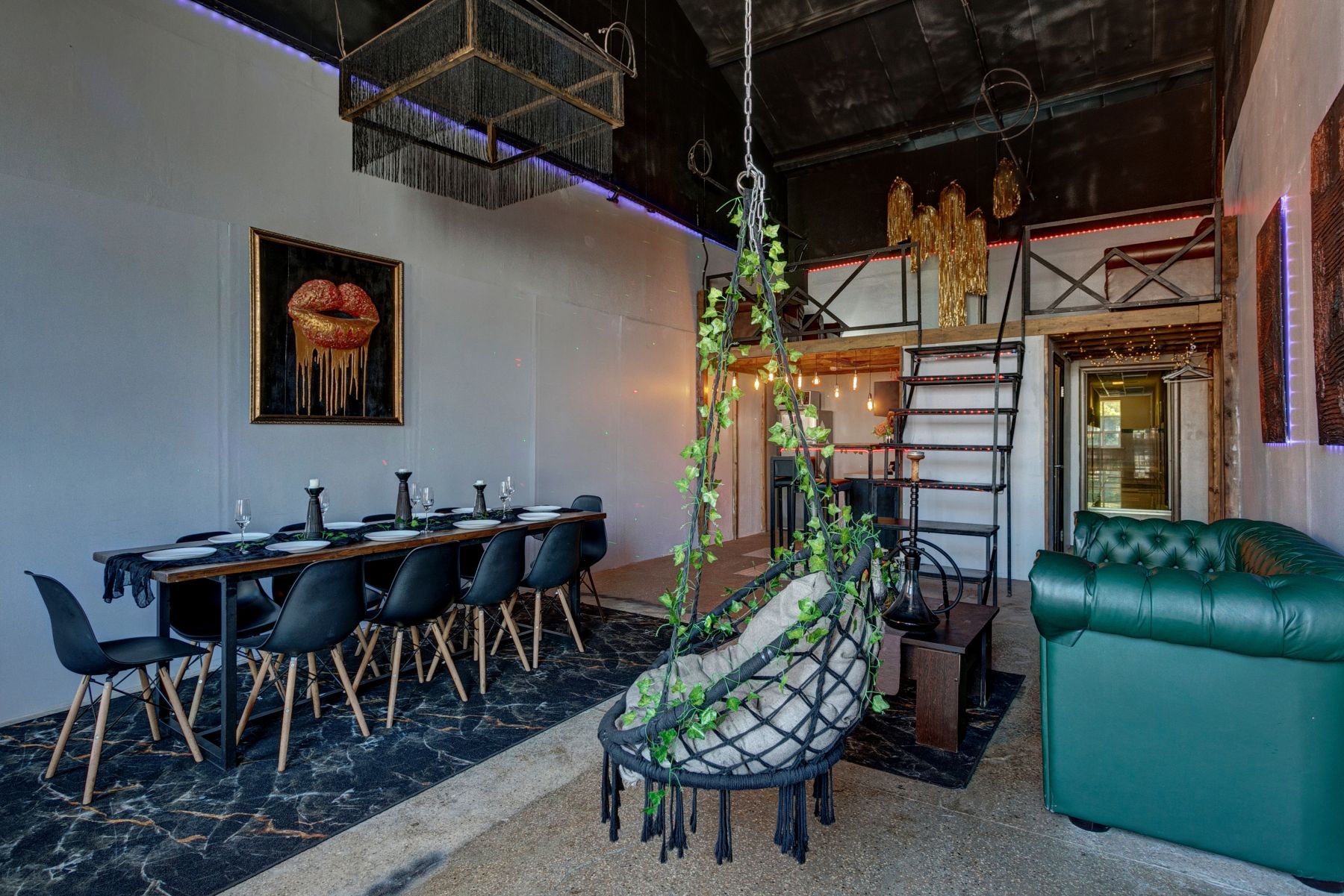 Зона для барбекю в Лофте Готика