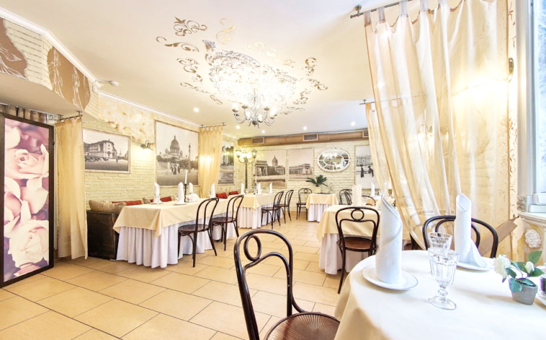 Освещение в ресторане Проспект