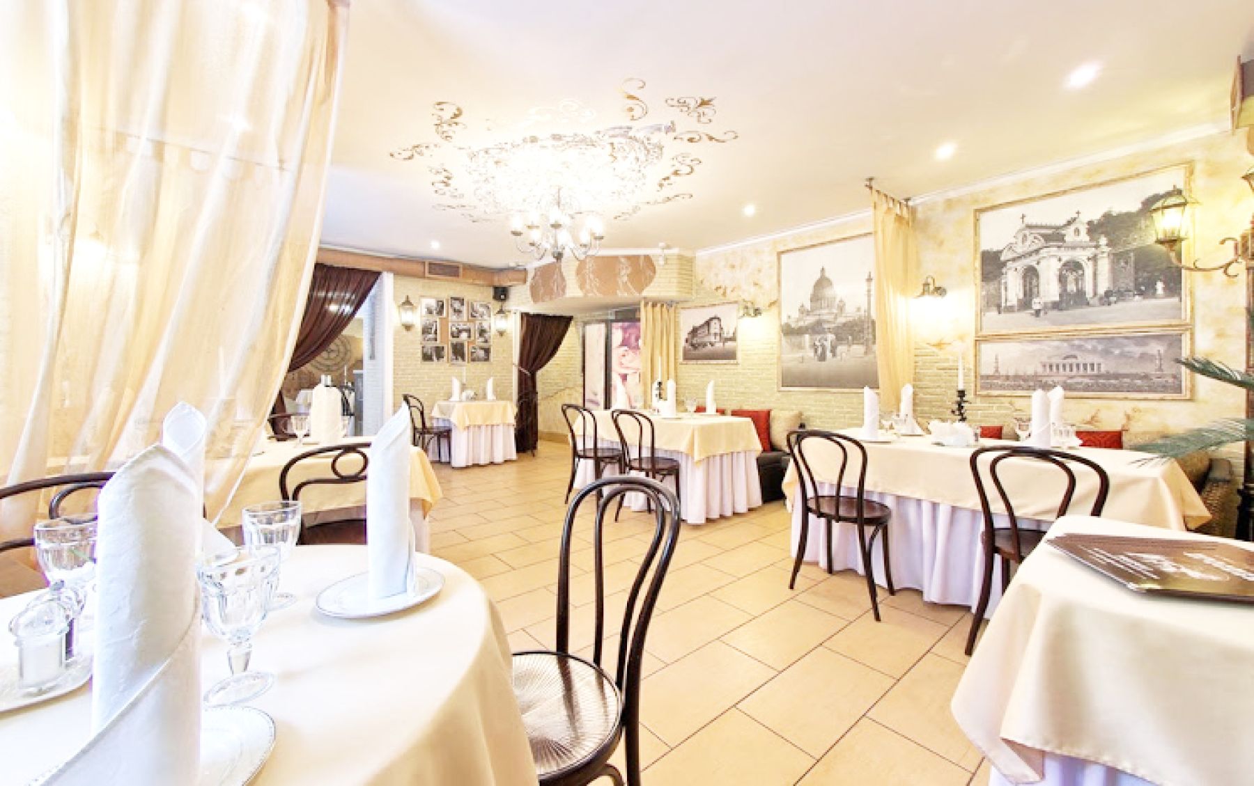 Винтажный интерьер ресторана Проспект