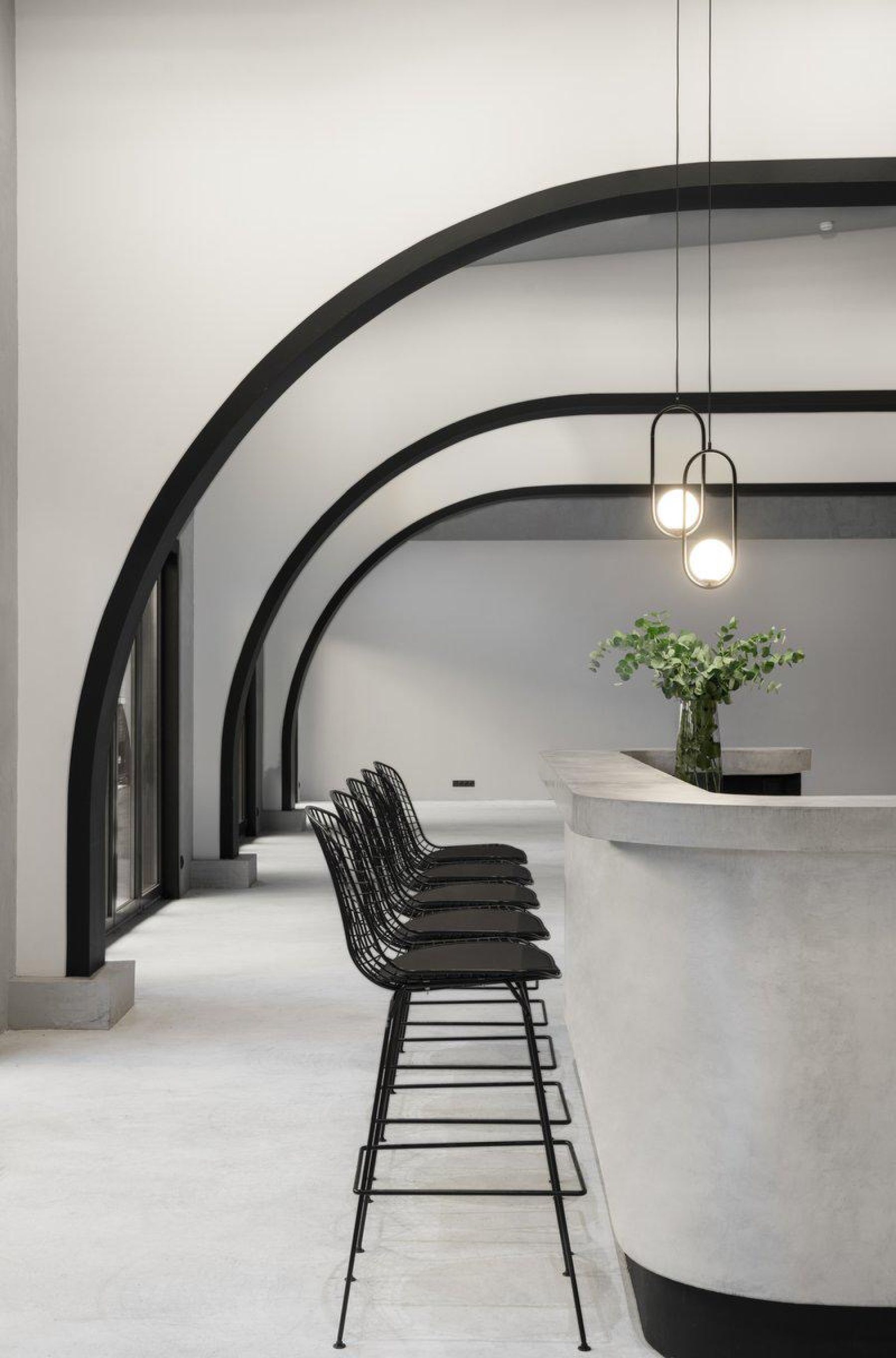 Барная зона лофта Grey Green