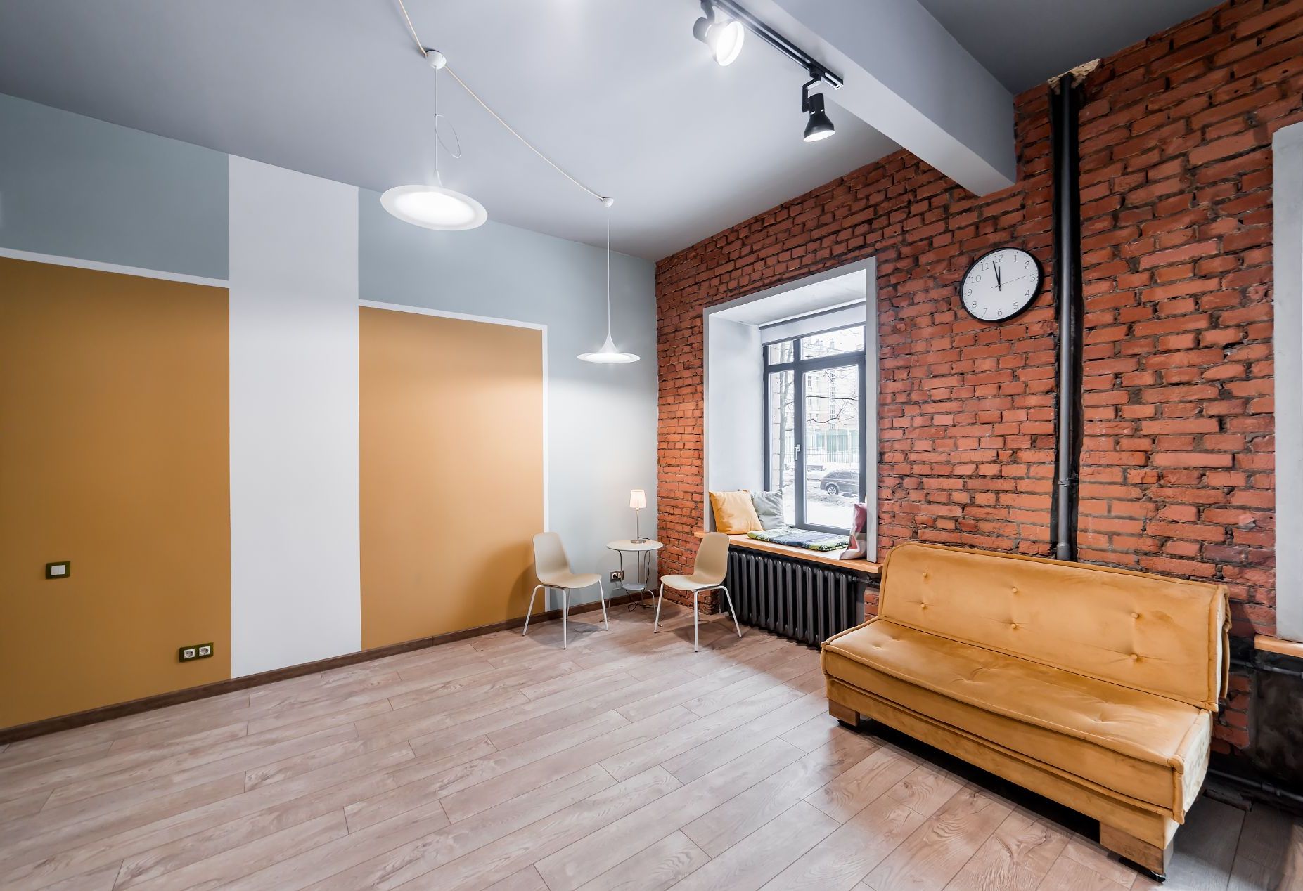 Зона для отдыха в Grey лофте