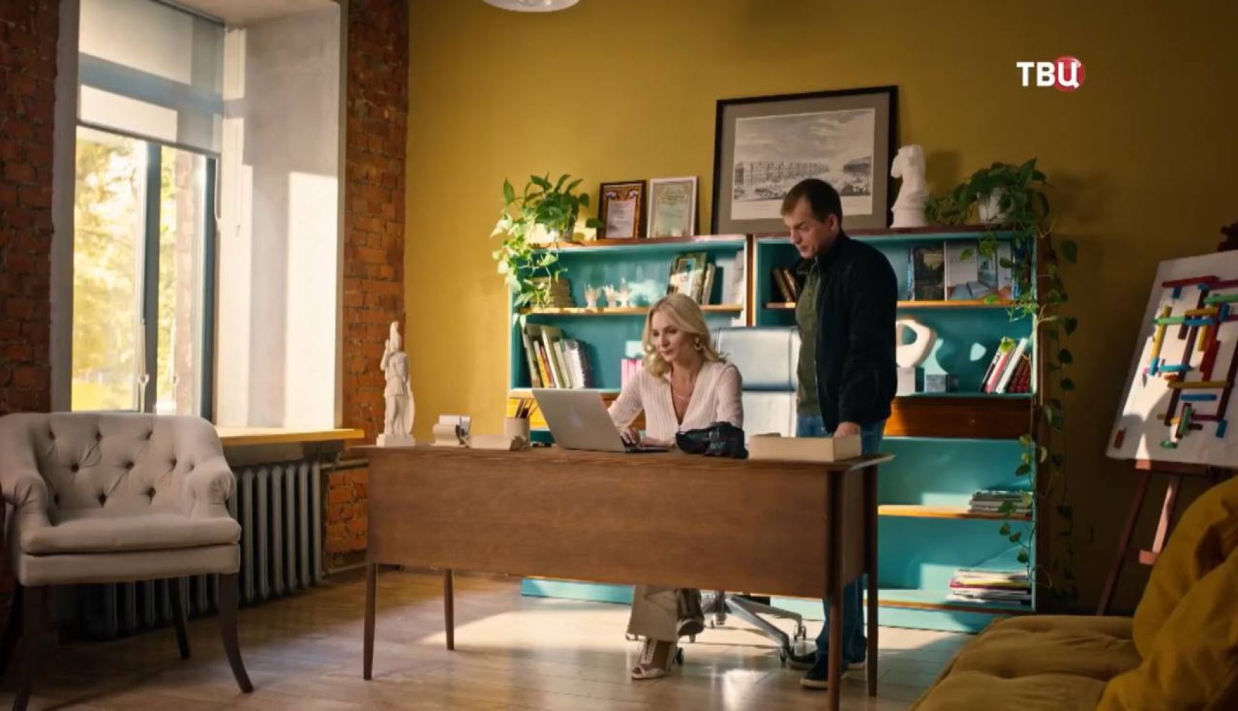 Лофт с большим естественным освещением