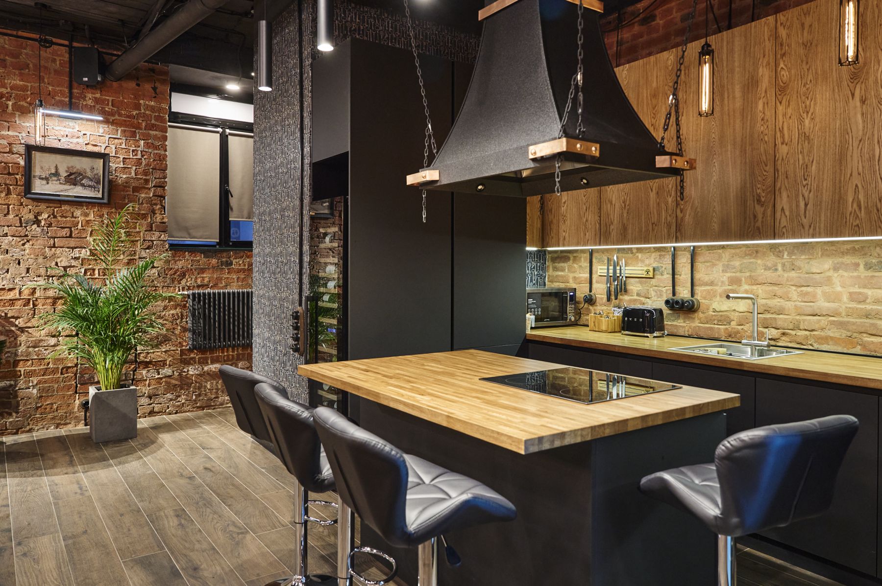 Лофт на Новой Басманной, интерьер