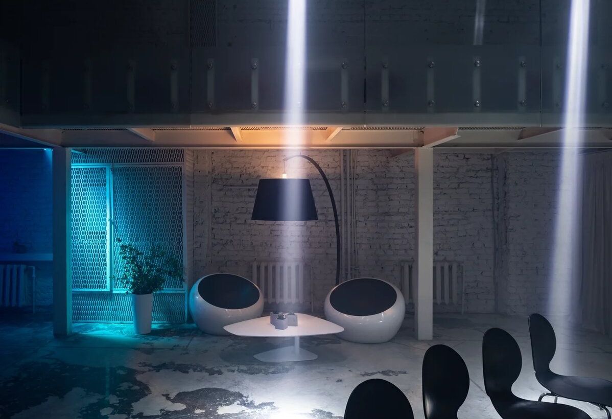 Барная стойка в лофте WHITE