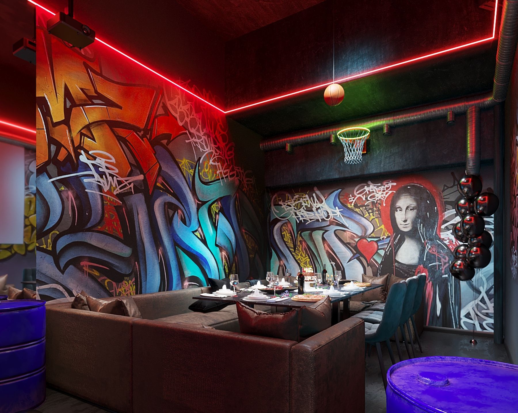 Стильная фотозона в Урбан лофте