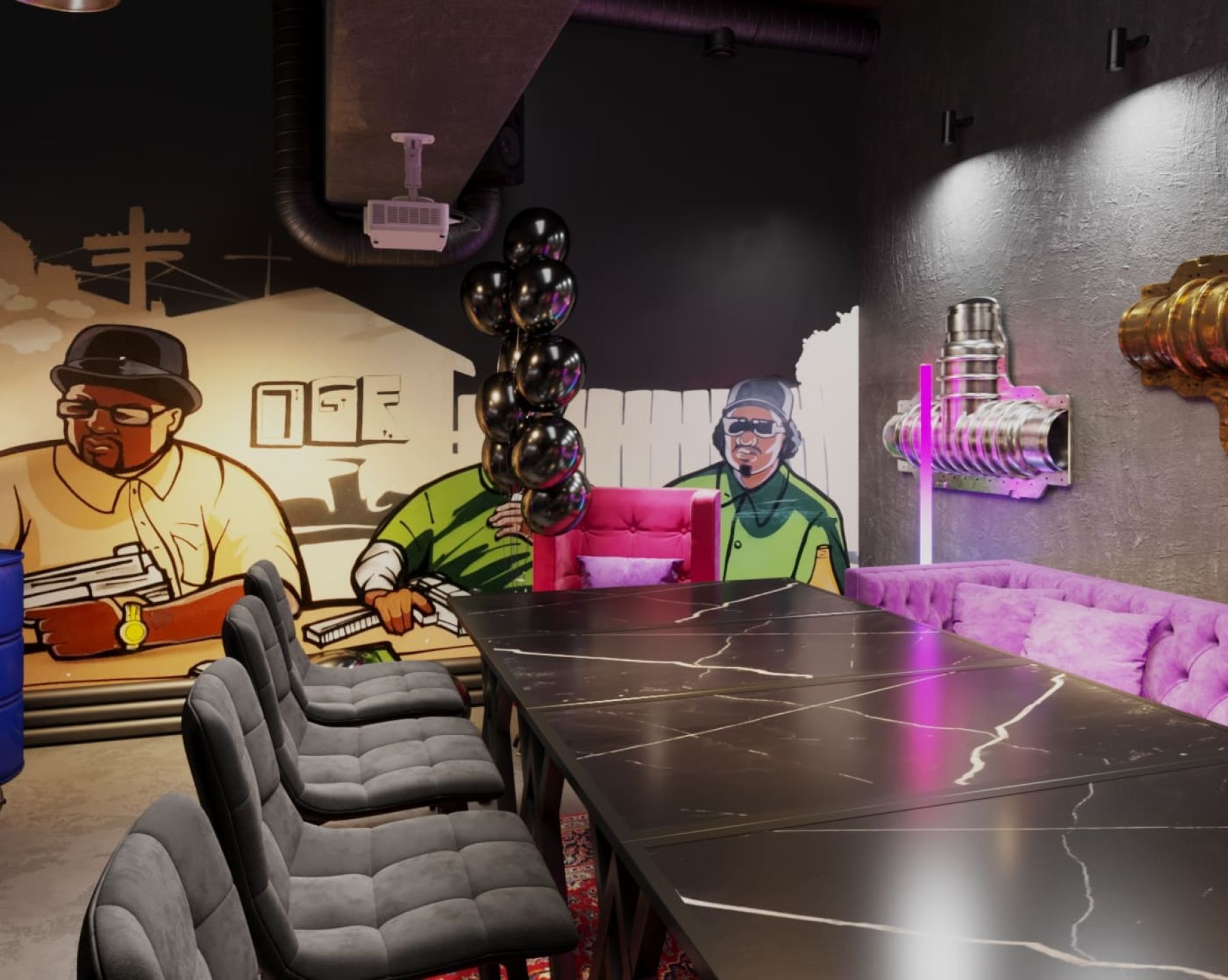 Караоке в лофте GTA