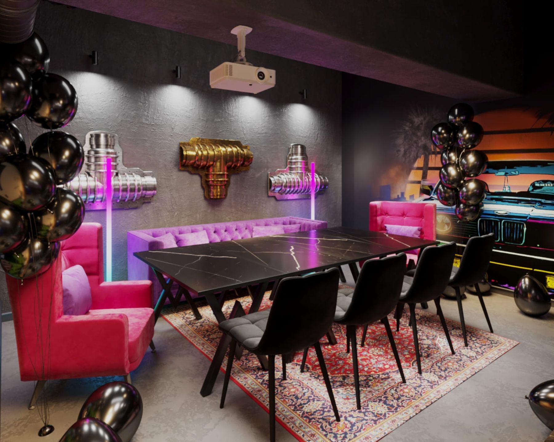 Лофт GTA с панорамной верандой