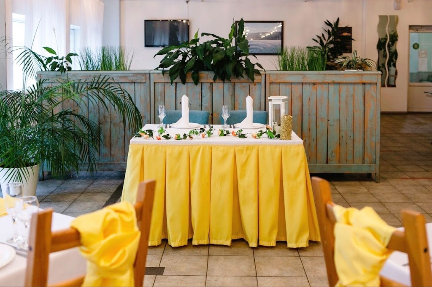 Интерьер банкетного зала "Наутилус" в Новосибирске