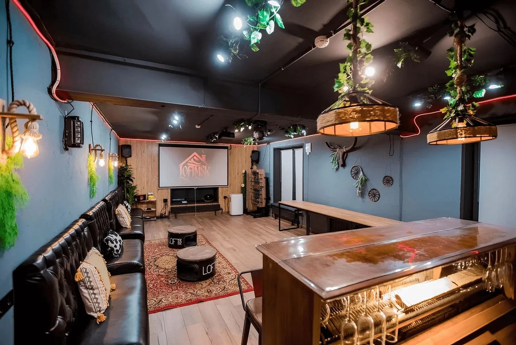 Веранда лофта WILD WEST с грилем