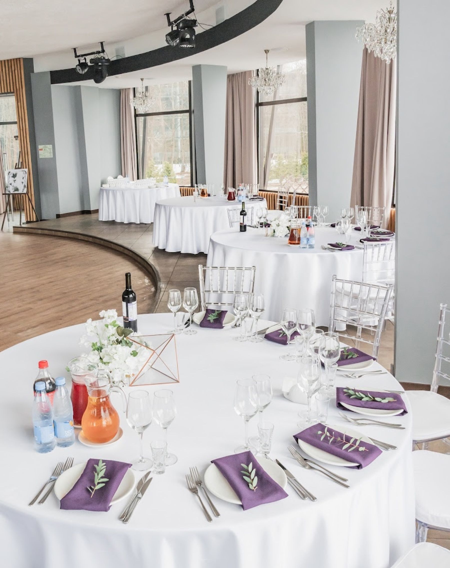 Вид на Финский залив из банкетного зала