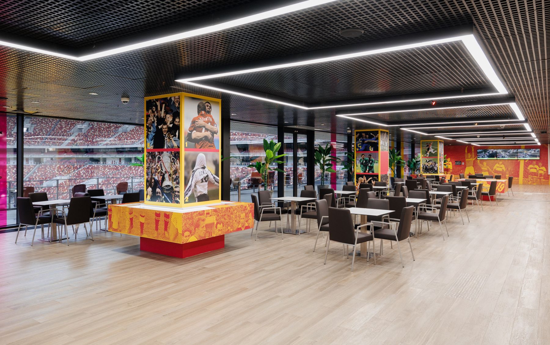 Спортивный холл в Лужниках - общий вид