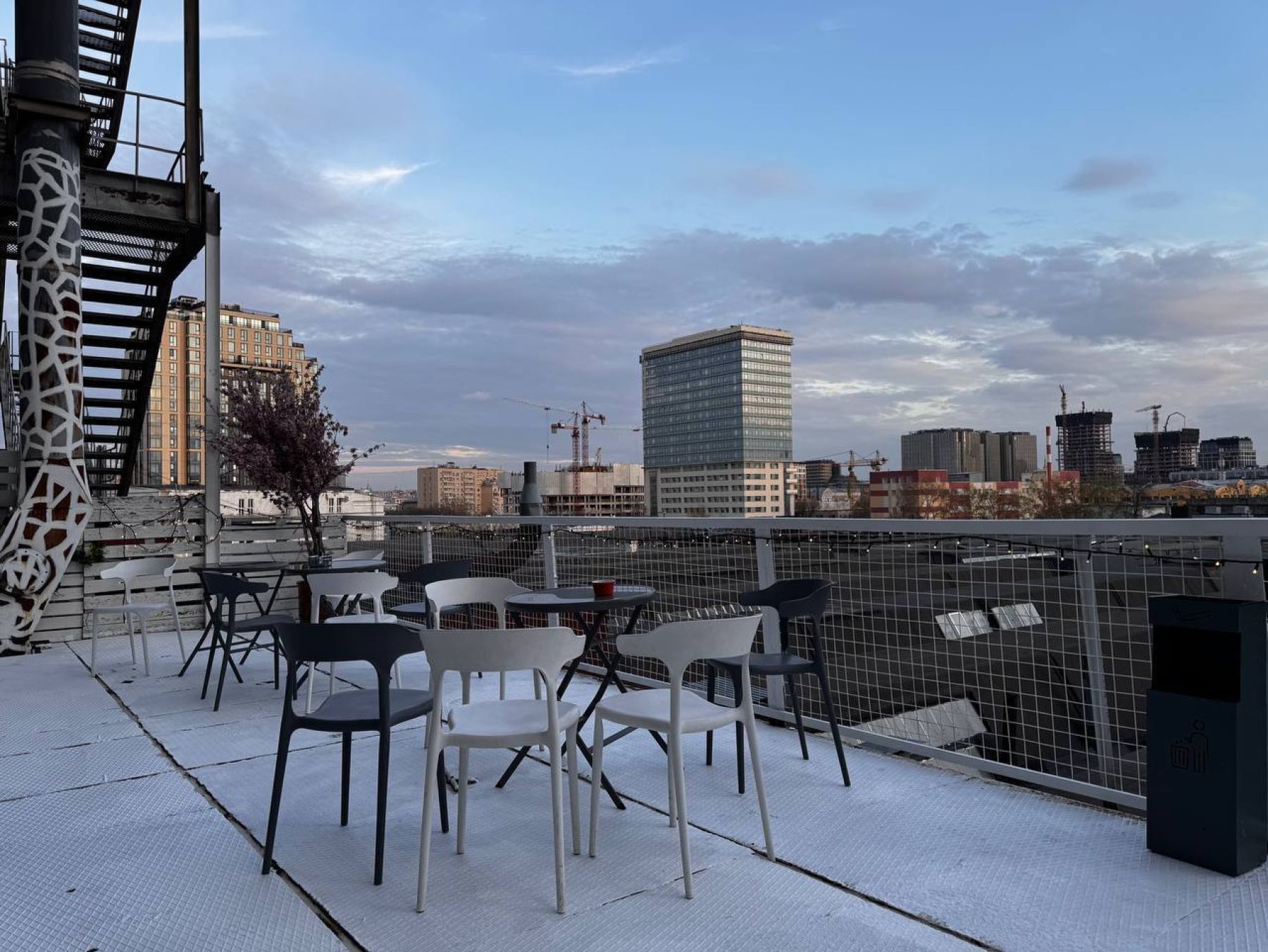 Терраса с видом на Москва-сити
