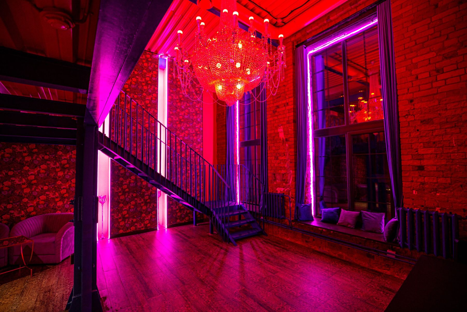 Зона для мероприятий в Candy Loft