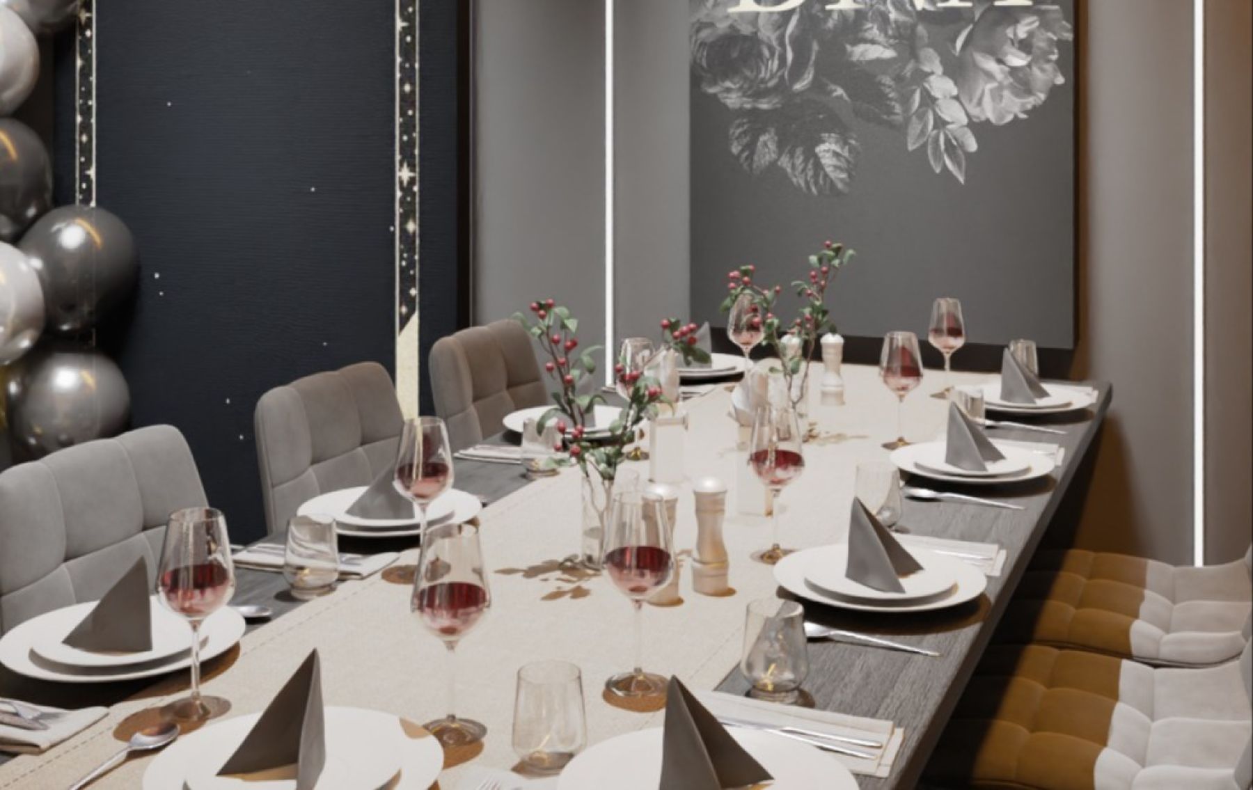 Стилизованный лофт Оникс с верандой для мероприятий