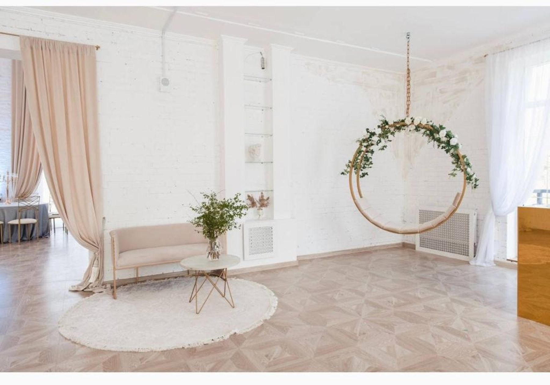 Терраса с видом на сад в Villa Park