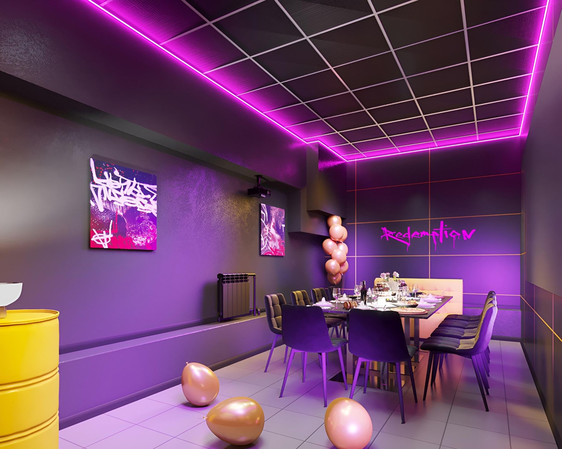 Караоке-зона в лофте Вандал