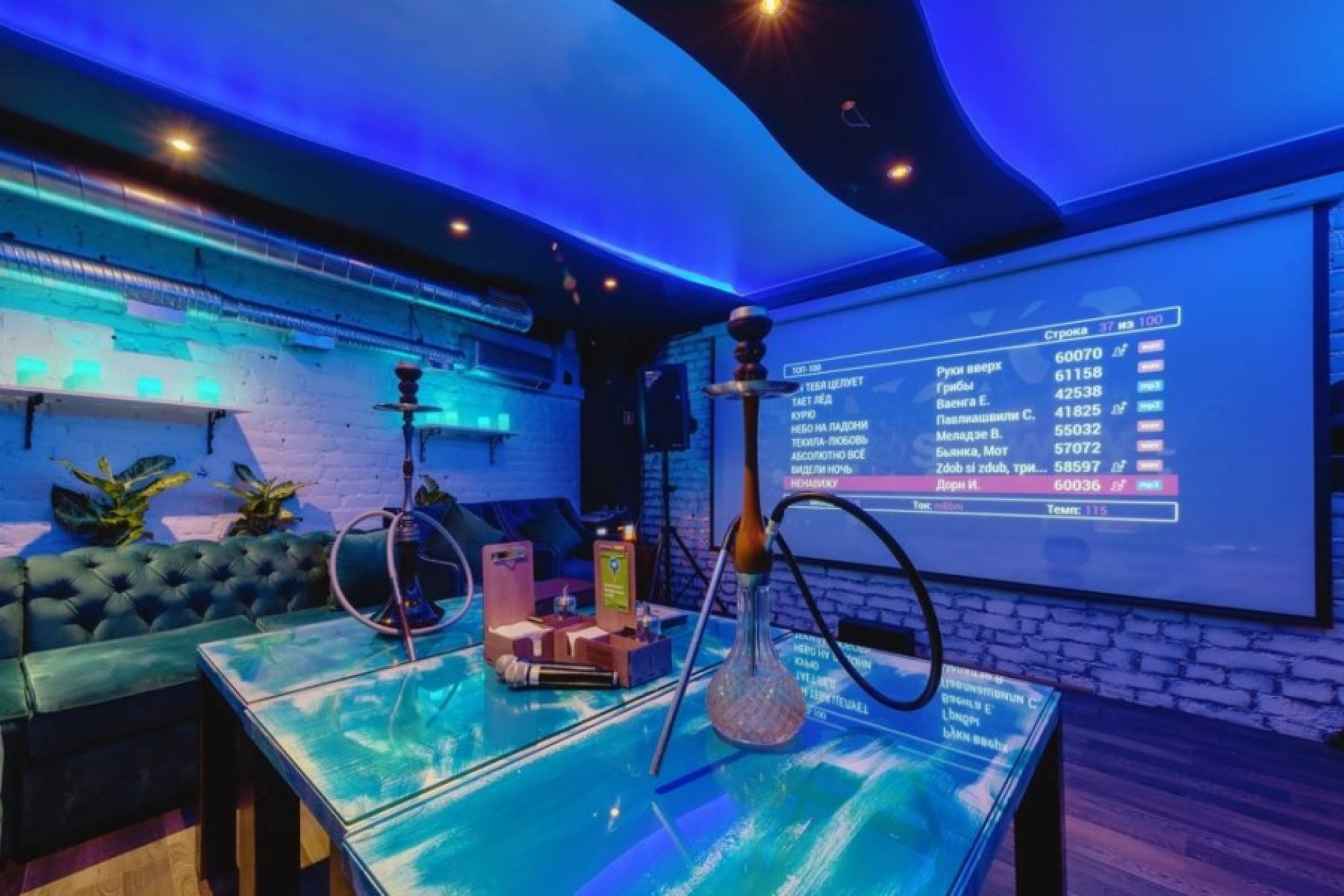 Интерьер Караоке Bonnie and Clyde