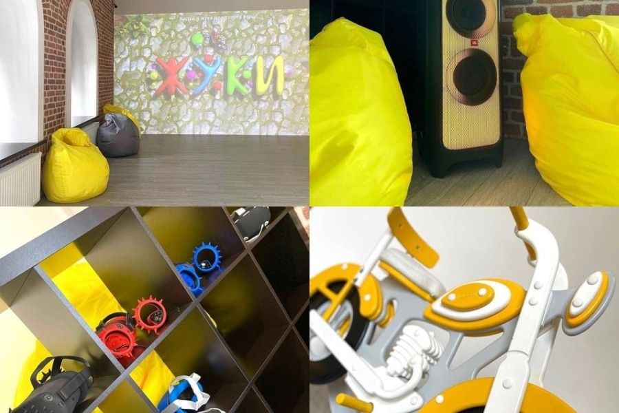 Стол и стулья в лофте «В Моменте»