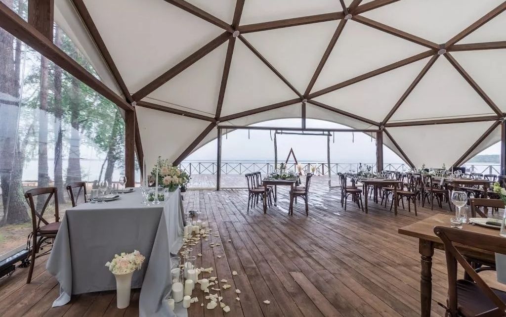 Банкетный шатёр «Море» - интерьер