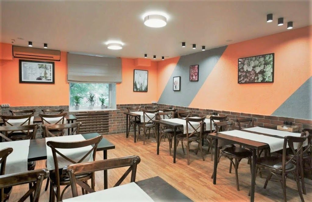 Интерьер банкетного зала «Огонёк» в Москве